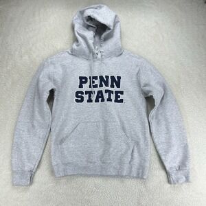 Penn State Nittany‎ Lions Hoodie Mens Gray Football Pullover Small